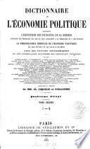 Dictionnaire de l'économie politique