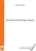 Dictionnaire de l'ethnologie malgache