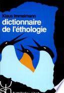 Dictionnaire de l'éthologie
