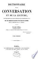 Dictionnaire de la conversation et de la lecture