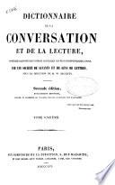 Dictionnaire de la conversation et de la lecture