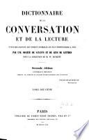 Dictionnaire de la conversation et de la lecture ...