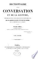 Dictionnaire de la conversation et de la lecture