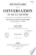 Dictionnaire de la conversation et de la lecture