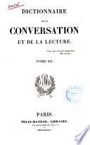 Dictionnaire de la conversation et de la lecture