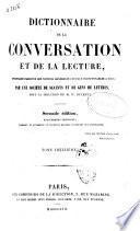 Dictionnaire de la conversation et de la lecture