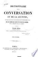 Dictionnaire de la conversation et de la lecture