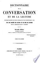 Dictionnaire de la conversation et de la lecture inventaire raisonné des notions générales les plus indispensables à tous