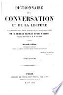 Dictionnaire de la conversation et de la lecture inventaire raisonné