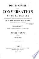 Dictionnaire de la conversation et de la lecture (SUPLEMENT 1)
