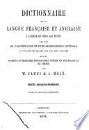 Dictionnaire de la langue française et anglaise à l'usage de tous les états ...