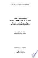 Dictionnaire de la langue gauloise