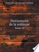 Dictionnaire de la noblesse