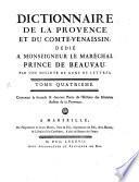 Dictionnaire De la Provence Et Du Comté-Venaissin