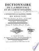 Dictionnaire de la Provence et du Comté-Venaissin...