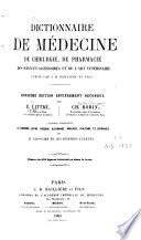 Dictionnaire de médecine, de chirurgie, de pharmacie, des sciences accessoires et de l'art vétérinaire