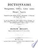 Dictionnaire de monogrammes, chiffres, lettres initiales et marques figurées sous lesquels les plus célébres peintres