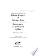 Dictionnaire de philosophie politique