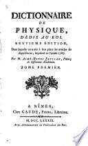Dictionnaire de physique