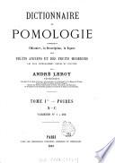 Dictionnaire de pomologie