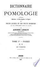 Dictionnaire de pomologie: Poires