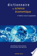 Dictionnaire de science économique