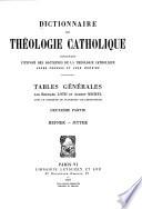 Dictionnaire de théologie catholique