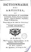 Dictionnaire des artistes ...