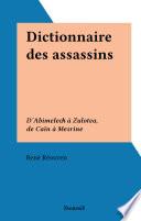 Dictionnaire des assassins