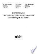 Dictionnaire des auteurs de langue française en Amérique du Nord