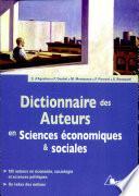 Dictionnaire des auteurs en sciences économiques et sociales