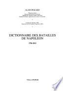 Dictionnaire des batailles de Napoléon