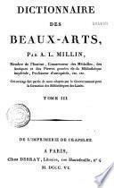 Dictionnaire des beaux-arts...