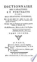 Dictionnaire Des Caracteres Et Portraits