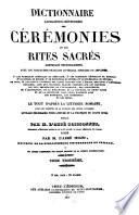 Dictionnaire des cérémonies et des rites sacrés