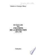 Dictionnaire des chansons de la Révolution
