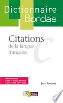 Dictionnaire des citations de la langue française