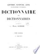 Dictionnaire des dictionnaires