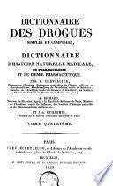 Dictionnaire des drogues simples et composées