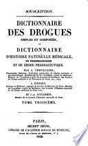Dictionnaire des drogues simples et composées