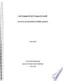 Dictionnaire des familles Dubé