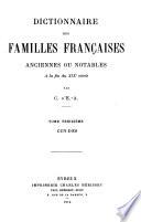 Dictionnaire des familles françaises anciennes ou notables à la fin du XIXe siècle: Cun-Dug