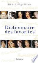 Dictionnaire des favorites