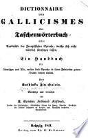 Dictionnaire des Gallicismes