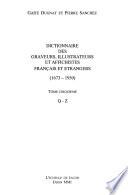 Dictionnaire des graveurs, illustrateurs et affichistes français et étrangers (1673-1950): Q-Z