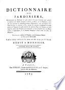 Dictionnaire des jardiniers ... :