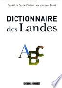 Dictionnaire des Landes