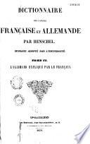 Dictionnaire des langues française et allemande