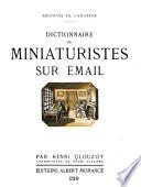 Dictionnaire des miniaturistes sur émail