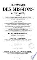 Dictionnaire des missions catholiques, par m. Lacroix, É. de Djunkovskoy